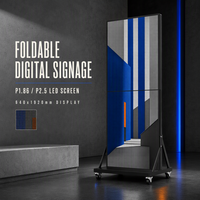 Layar LED Fleksibel P2.5 Indoor, Dapat Dilipat, Video Wall 4K HDR10 dengan Garansi 2 Tahun untuk Gereja