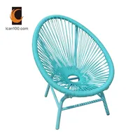 Vente chaude Patio Balançoire Chaise Oeuf Acapulco Oeuf Rocking Rope Chaise Bleu Salon Chaises De Jardin