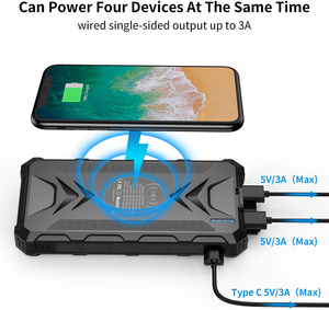 Banco de energía wifi para cámara a prueba de golpes, <span class=keywords><strong>cargador</strong></span> <span class=keywords><strong>solar</strong></span> de 20000mah, mochila <span class=keywords><strong>blavor</strong></span> dc a dc, lámpara de estación de carga con <span class=keywords><strong>cargador</strong></span> de teléfono - Product Image 5