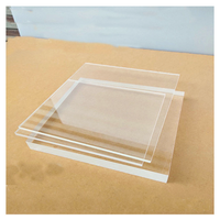 Feuille acrylique anti-rayures à revêtement dur noir feuille de plexiglas 2m x 3m pour boîte d'affichage