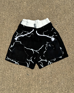 Custom Casual Streetwear Digital Printing <b>Shorts</b> Thick Rope Double Waist <b>Patch</b> Embroidery <b>Men</b> <b>Shorts</b> - Product Image 1