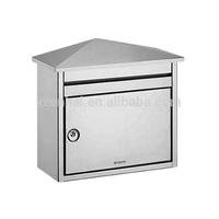 Boîte aux lettres autoportante en acier inoxydable sur mesure, boîtes aux lettres américaines, boîte de livraison de colis, application de boîte aux lettres pour immeuble d'appartements, États-Unis