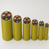 Câble d'alimentation minier haute tension robuste 0,38/0,66 kV, isolation XLPE, conducteur en cuivre nu, gaine en caoutchouc, longueur 100 m
