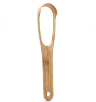 Kit complet de nettoyage interdentaire et de grattoir lingual portable en paille de blé et bambou, écologique, antidérapant, en forme de U – Vente chaude