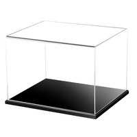 Vitrine de présentation pour jouets en acrylique transparent de grande taille, anti-poussière, personnalisée, boîte de présentation pour Bearbrick
