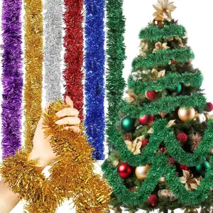 Хит продаж, тонкая искусственная новогодняя елка с красными ягодами для рождественских праздничных украшений, 6 футов