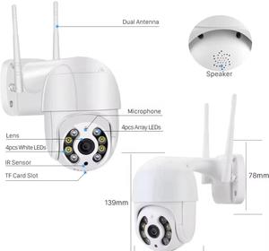 กล้องรักษาความปลอดภัยภายในบ้าน 1080p 8MP ไวไฟ กล้องวงจรปิดกลางคืน กล้องวงจรปิดภายนอกขนาดเล็ก กล้องวิดีโอไวไฟ ไอพีแคมไวไฟ - Product Image 2