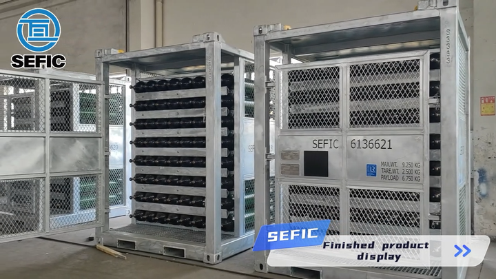 Offshore Platform Industrial 8x8 Units Offshore Cylinder Racks 50L ...