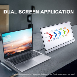 Monitor Portátil de 13.3 Pulgadas 2.5K 2560x1600P QHD USB Tipo-C <span class=keywords><strong>HM</strong></span>, Monitor para Portátil HDR IPS, Pantalla de Viaje para Juegos de Computadora - Product Image 6