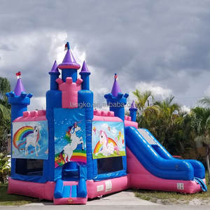 <span class=keywords><strong>Castillo</strong></span> hinchable con tobogán, casa hinchable barata - Product Image 1