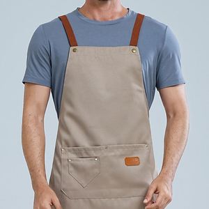 Canvas <b>Kitchen</b> and Oil Proof Adjustable Waiter Custom Waterproof Tool Washable Carpenter Barista <b>Apron</b> - Product Image 4
