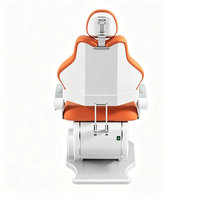 Unidad de Sillón Dental Completa con Luz Quirúrgica LED, Equipo Dental Ergonómico de Cuero PU para Clínica