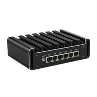 Routeur sans ventilateur BKHD Good Seller, mini PC G31, 6*2.5G Lan, DDR5, M.2, FCBGA1264, Intel N100, pare-feu, passerelle VPN, Linux Ubuntu