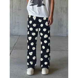 Custom Men's Floral Print Sweatpants Lightweight Athletic <b>Joggers</b> With Pockets Breathable Streetwear Pants - Product Image 3