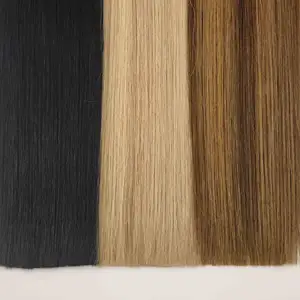 إطالة شعر فاسيمي بأفضل جودة تصميم جديد خام جلد محاذى بحجم رائع شعر بشري روسي