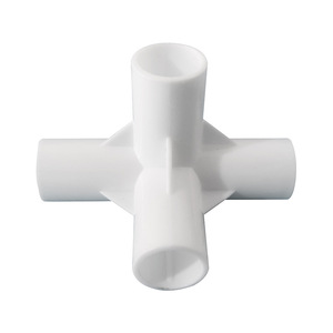 Baisuyuan Plastic 4 Way Connector 8mm-19mm Right Angle <b>Bracket</b> For Water Supply And Shoe Rack Support - Product Image 3