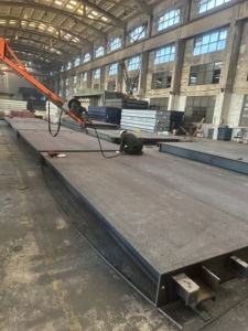 3x18m 60 Tonnen 80 Tonnen 100 Tonnen elektronische Grube und Pitless Weigh bridge Fahrzeug-LKW-Waage Gewicht Brücken waage - Product Image 3