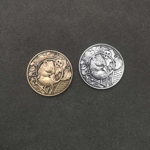 China Manufacture Memento <strong>Vivere</strong> Mori Antique Brass Plating Souvenir 3d Metal Custom Coin - Product Image 3