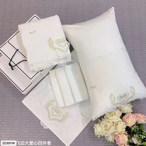 Juego de cama de calidad de Hotel de algodón puro Tencel de lujo, funda nórdica con costuras bordadas, ropa de cama, Sábana plana, comodidad para el <span class=keywords><strong>hogar</strong></span> - Product Image 3