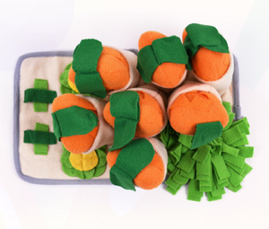 Tapis de renifflement pour chiens Série Carotte, tapis de recherche de nourriture pour chiens, lapins et petits animaux, jouet interactif pour animaux de compagnie - Product Image 2