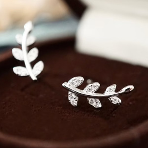 Orecchini a Perno a Forma di Foglia per Donne, Stile Naturale, Accessori per Orecchie da Indossare Quotidianamente, per Outfit Casual e Regalo - Product Image 2