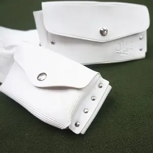 Amazon New Models Plastic Insert Buckle Double Pack Adjustable Polyester Hajj Belt For Ihram Hajj Towel Arabic Worship