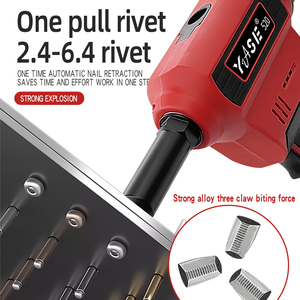 YS-520 Electric <strong>Cordless</strong> Rivet Gun Heavy Duty Battery Operated Tool Cheaper Alternative to Traditional Power Tools - Product Image 3