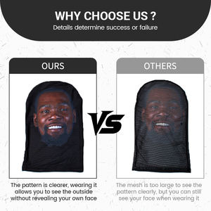 1 adet süblimasyon baskı korku kafatası başlık Balaclava kostüm korku cadılar bayramı Cosyplay dekorasyon tam yüz parti maskesi - Product Image 5