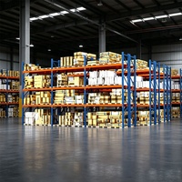 Système de rayonnage d'entrepôt robuste avec goupille de sécurité, rayonnage de stockage en acier réglable pour un stockage sécurisé des palettes, certifié CE