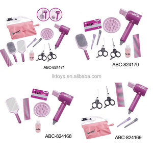Juguetes de peluquería <span class=keywords><strong>para</strong></span> <span class=keywords><strong>niñas</strong></span>, juego de salón de belleza con juego de simulación, estilista, delantal de peluquero y accesorios de estilismo - Product Image 4
