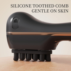 7.4V Electric <b>Massage</b> Comb Vibrating Hair Care Device Portable Hair Nourishing Comb Relaxes Scalp - Product Image 2