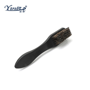 Yinste <b>Shoe</b> Brush Pig Hair <b>Soft</b> Bristles For Cleaning <b>Shoes</b> Household Use - Product Image 4