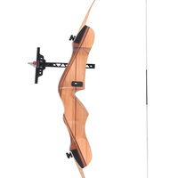 Arc Classique Nika Archery en Bois 48" 68" 70" pour Débutants Tir Chasse Enfants Adultes