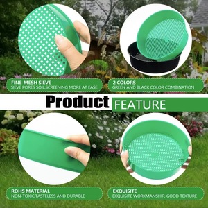 Tamis à <span class=keywords><strong>terre</strong></span> en plastique multicolore de grande taille, outil de jardinage pour balcon, pot de plantation multifonctionnel - Product Image 2