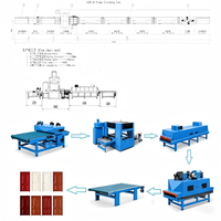 Ligne de production de pulvérisation automatique de peinture UV pour panneaux en bois avec système de dépoussiérage et équipement de pulvérisation