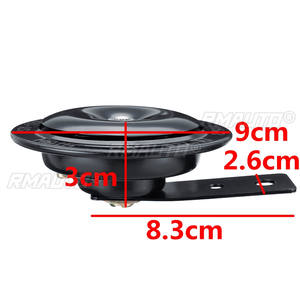 Kit de klaxon électrique universel pour moto, 2 pièces, 12V, 1,5a, 105db, haut-parleurs ronds étanches pour Scooter, cyclomoteur, Dirt Bike, ATV - Product Image 6