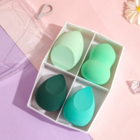 Ensemble d'éponges de maquillage sans latex de haute qualité, éponge applicatrice en polyuréthane souple pour le maquillage des femmes