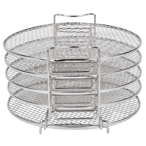 Déshydrateur pour Ninja <span class=keywords><strong>Foodi</strong></span>, <span class=keywords><strong>autocuiseur</strong></span> et friteuse à Air 6.5 pintes & 8 pintes support de cuisson en acier inoxydable à cinq couches - Product Image 6