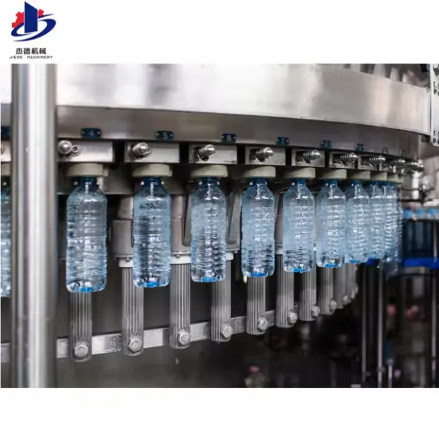Penjualan langsung pabrik otomatis SUS304 3 in 1 botol air minum mesin pengisi air musim semi mengisi lini produksi