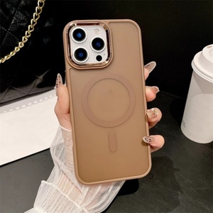 เคสโทรศัพท์แบบใสบางเฉียบ สัมผัสผิวด้าน สำหรับ iPhone 11 12 13 14 15 16 Pro Max 16E รองรับการชาร์จไร้สาย แม่เหล็กในตัว - Product Image 3