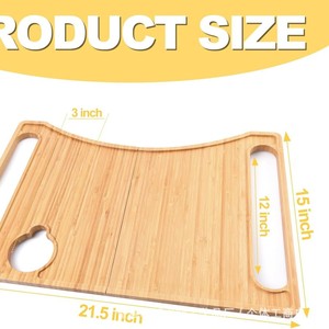 Wooden Multifunctional Walker Tray Foldable For <b>Elderly</b> Food <b>Mobile</b> Phone Holder Portable Lightweight - Product Image 5