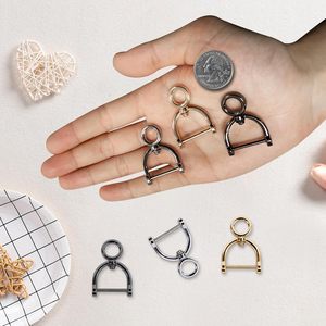 Anillos en D giratorios en forma de herradura, anillos en U, grilletes semicirculares con tornillo y destornillador para manualidades de cuero, correas y reemplazo de bolsos DIY - Product Image 4
