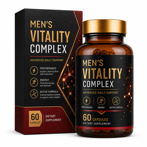 Cápsulas de Vitalidad Masculina de Calidad de Exportación, 60 Unidades, Extracto de Tongkat Ali, Maca, L-Arginina, Complejo de Zinc para Mercados de EE. UU. y la UE, Venta <span class=keywords><strong>al</strong></span> <span class=keywords><strong>Por</strong></span> <span class=keywords><strong>Mayor</strong></span> - Product Image 1