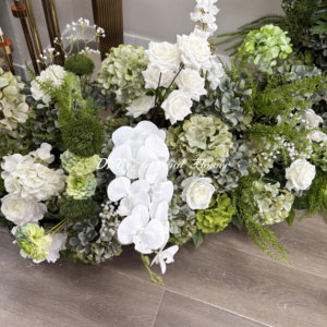 Arco <span class=keywords><strong>de</strong></span> Flores Cuadrado <span class=keywords><strong>de</strong></span> 8x8 pies con Decoración Floral Verde para Fiestas Temáticas <span class=keywords><strong>de</strong></span> <span class=keywords><strong>la</strong></span> <span class=keywords><strong>Selva</strong></span>, Estilo 2026, para Arreglos Florales - Product Image 5