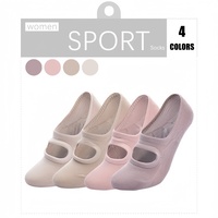 Spezielle Pilates Yoga Rutschfeste Grip-Socken Klebrige Ballett-Workout-Baumwollsocken Indoor-Sportsocken Hochwertig Neues Design Farbenfroh