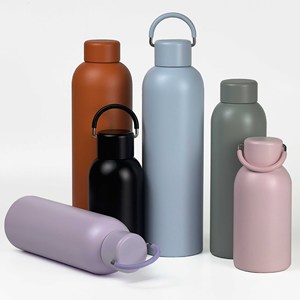 Chất Lượng Cao Tùy Chỉnh 350Ml 600Ml 1000Ml Đôi Tường Chân Không Flask Cách Điện Nước Bằng Thép Không Gỉ Chai Với Rơm Và Xử Lý - Product Image 6