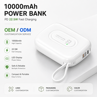 Nouveau Produit 2026 – Batterie Externe 10000 mAh pour Téléphone, Charge Rapide PD 22.5W, Entrée Type-C, Affichage LED, Batterie Li-Polymère