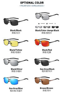 Прямые продажи от производителя, Новые поляризационные мужские солнцезащитные очки ночного видения с изменяющимся цветом - Product Image 4