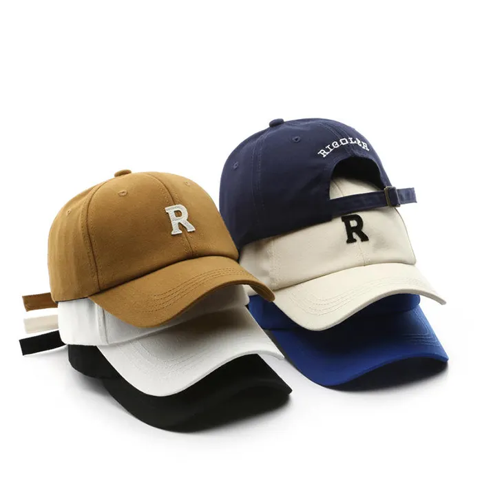 カスタム高品質6パネル綿100% プレーン刺Embroideryロゴ野球帽メンズファッションブランク非構造化調節可能な帽子