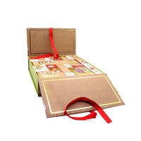 Impression personnalisée vide compte à rebours 12 24 30 jours Ramadan maquillage calendrier de l'avent noël jouet chocolat calendrier de l'avent boîte en papier
